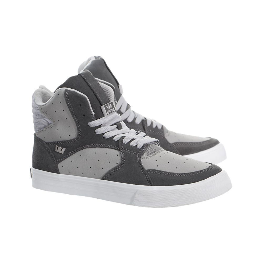 Baskets Montantes Supra Vaider 3000 Grise Noir Light Grey/Grey-Off White Homme | JHW-04721044